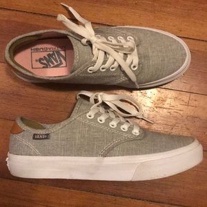 Vans 🤍 Classic gray and white boat shoes